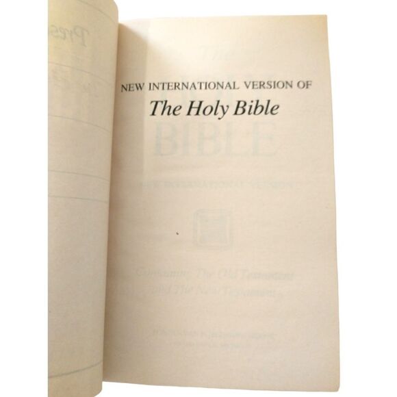 NIV Bible Paperback New International Edition 1986 Zondervan Publishing Witness. - Picture 3 of 16